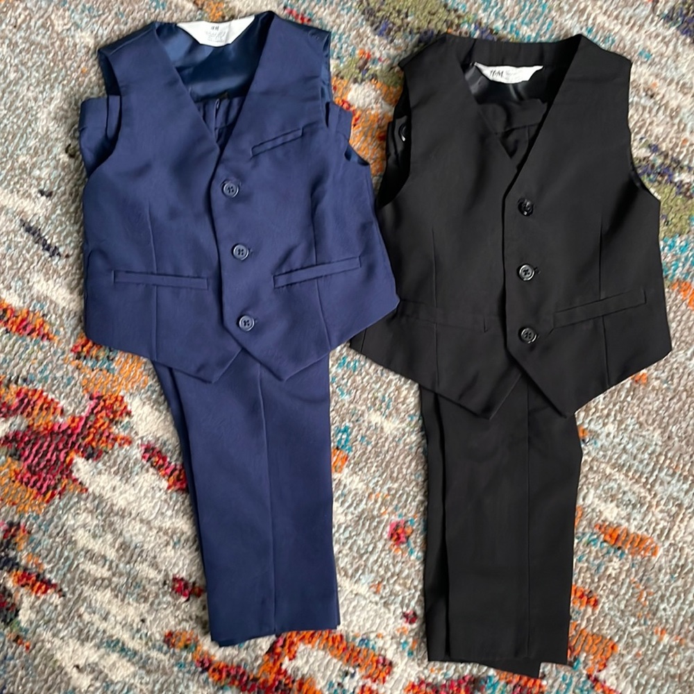 H&M Dress pants and Vest (Bundle) 2T - 3T